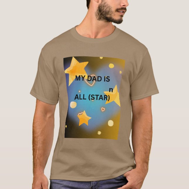 T-shirt Joyeuse fête des pères  (Devant)