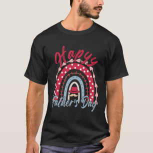 T-shirt Joyeuse fête des pères 2023 Arc-en-ciel Hommes Pap