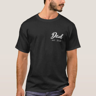 T-shirt Joyeuse fête des pères Nouveau papa est 2023 Baby 