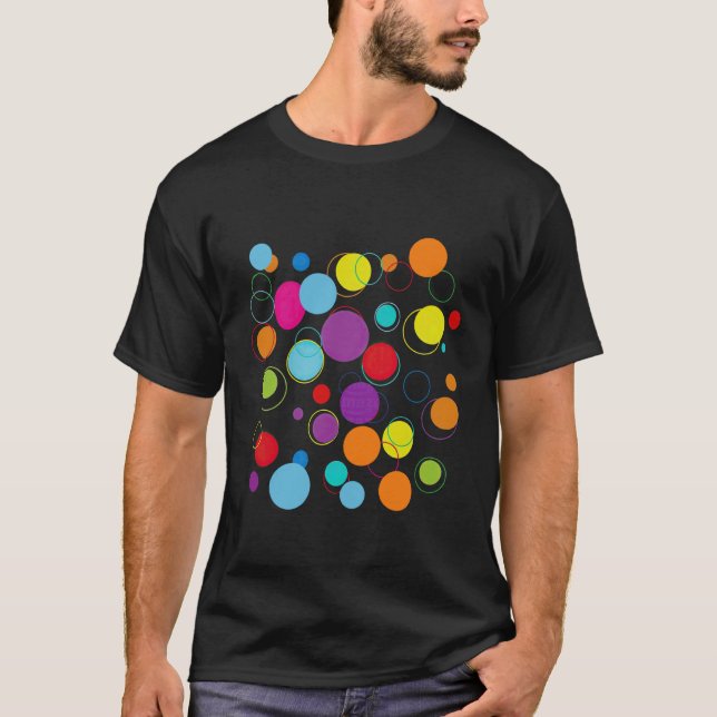 T-shirt Joyeuse Fête des Points Art Enseignant Étudiant Co (Devant)