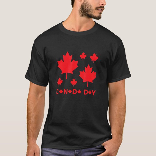 T-shirt Joyeuse fête du Canada (Devant)
