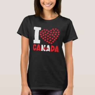 T-shirt Joyeuse fête du Canada Drapeau canadien Feuille d'