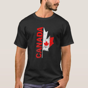 T-shirt Joyeuse fête du Canada Drapeau canadien Rindeer Pa