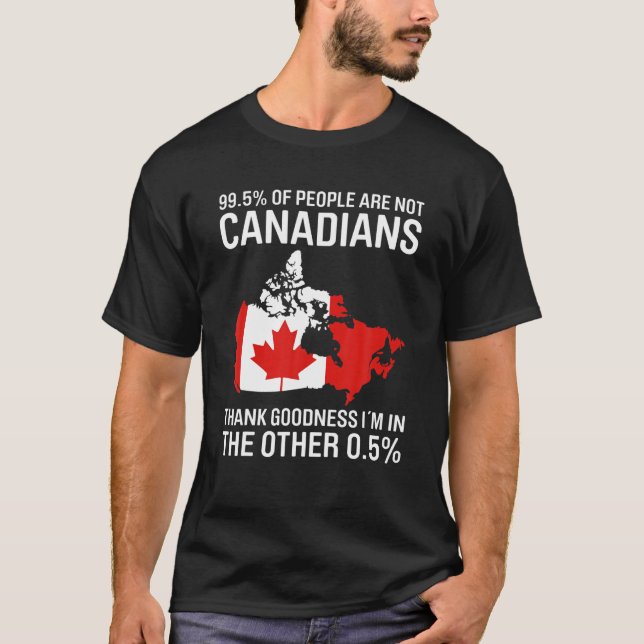 T-shirt Joyeuse fête du Canada Drôle canadien Drôle Maple  (Devant)