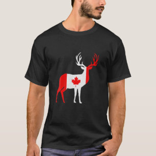 T-shirt Joyeuse fête du Canada Drôle Drôle du renne canadi