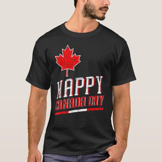 T-shirt Joyeuse fête du Canada Indépendance canadienne de  (Devant)
