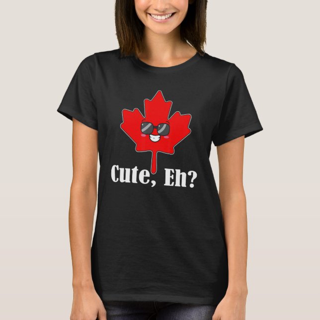 T-shirt Joyeuse fête du Canada Maple Leaf (Devant)