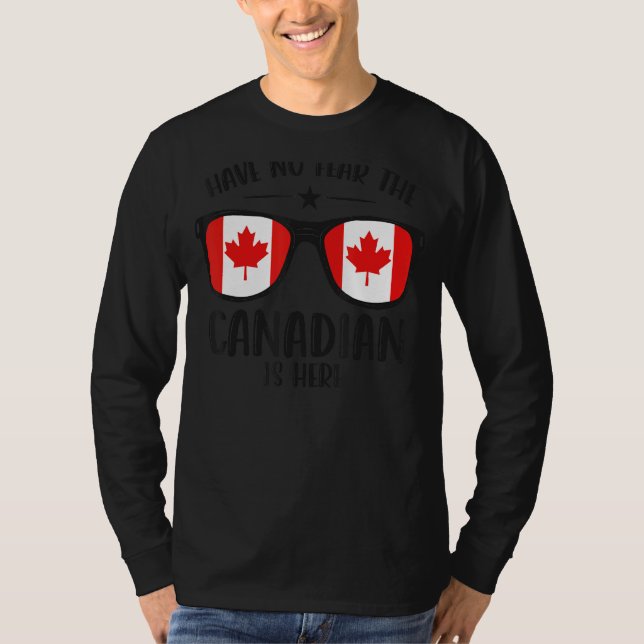 T-shirt Joyeuse fête du Canada N'Ai Pas Peur Le Canadien E (Devant)
