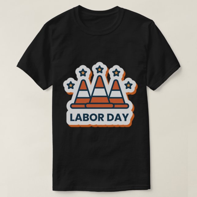 T-shirt Joyeuse Fête du Travail New York (Design devant)