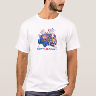 T-shirt Joyeuse Fête du Travail Syndicat Patriotique Trava