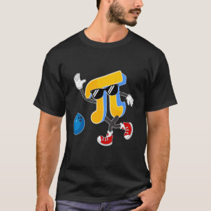 T-shirt Joyeuse Fête Pi Amateurs de Bowling Symbole Pi Pro