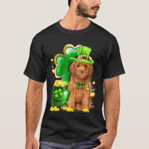 T-shirt Joyeuse Fête Saint Pugtricks Pug Chapeau de Leprec