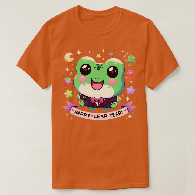 T-shirt Joyeuse Grenouille de l'année bissextile 1 (Design devant)