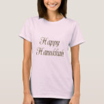 T-shirt Joyeuse Hanoukka Gold Typographie Elegant Chanukah<br><div class="desc">Joyeuse Hanoukka Gold Typographie Elégante Chanukah Juive Festival des Lumières Fête Chemise</div>