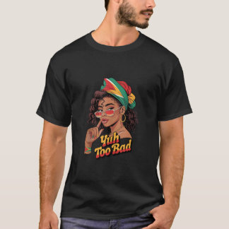 T-shirt Joyeuse Indépendance Guyane Drapeau guyanais Messy