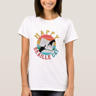 T-shirt Joyeuse Journée Braille