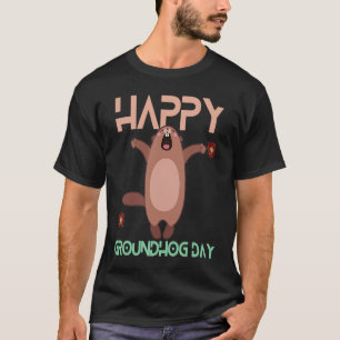 T-shirt Joyeuse Journée de la marmotte de fond 2023 Journé