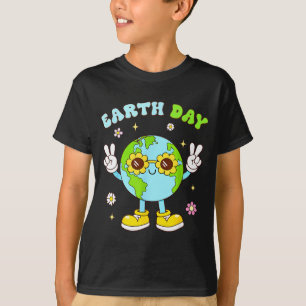 T-shirt Joyeuse journée de la terre mignonne sauvez la pla
