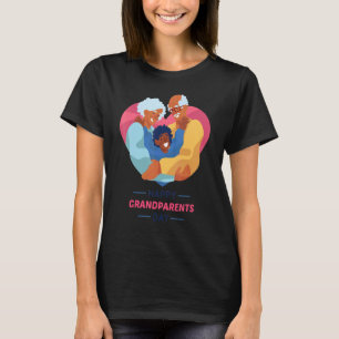 T-shirt Joyeuse Journée des grands-parents noirs 2022 pour