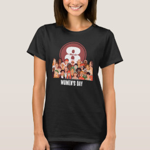 T-shirt Joyeuse Journée internationale des femmes 8 mars 2