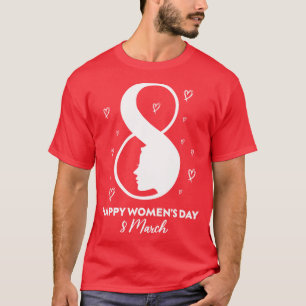 T-shirt Joyeuse Journée internationale des femmes 8 mars 2