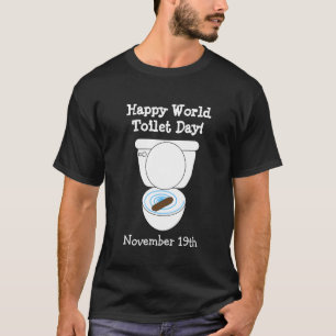 T-shirt Joyeuse Journée mondiale des toilettes Funny Holid