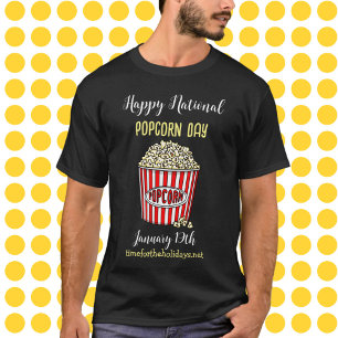 T-shirt Joyeuse Journée nationale du maïs soufflé - 19 jan