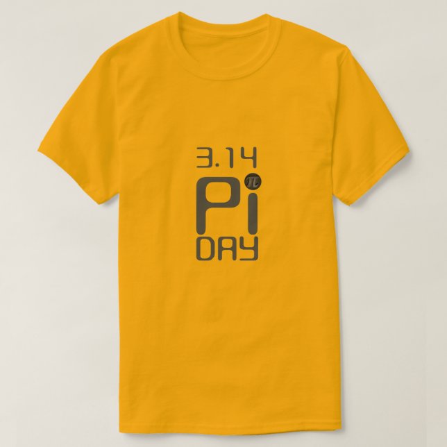 T-shirt Joyeuse Journée Pi (Design devant)