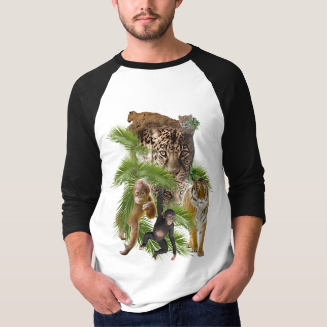 T-shirt Joyeuse jungle africaine (Devant)