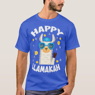 T-shirt Joyeuse Llamakah Hanoukka Funny Llamaorah