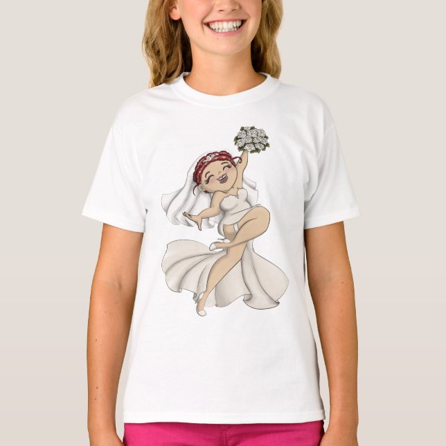 T-shirt Joyeuse mariée 04 (Devant)