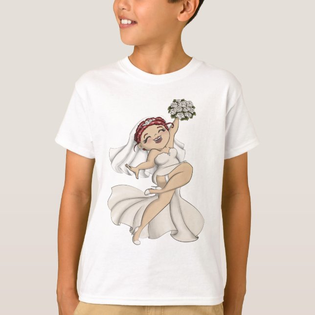 T-shirt Joyeuse mariée 04 (Devant)