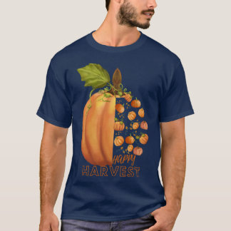 T-shirt Joyeuse récolte de citrouilles en automne démesuré