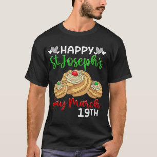 T-shirt Joyeuse Saint Joseph's Day 19 mars Saint Joseph Ze