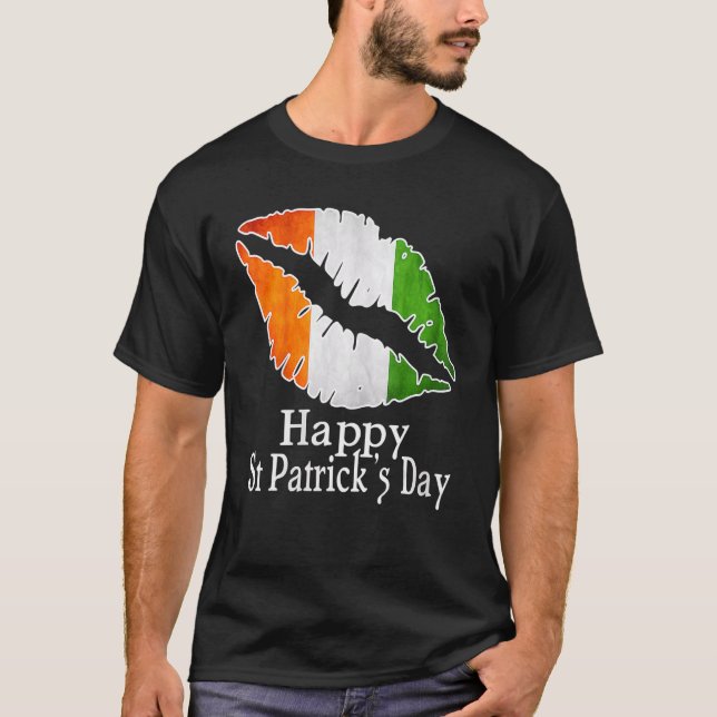 T-shirt Joyeuse Saint-Patrick fille de saint Patrick irlan (Devant)