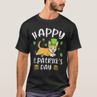 T-shirt Joyeuse Saint-Patrick Funy Saint Patricks Corgi