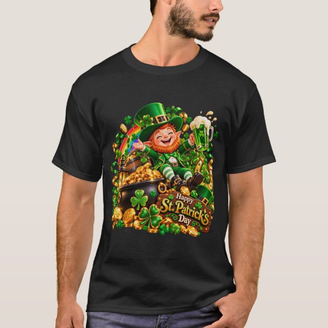 T-shirt Joyeuse Saint-Patrick Lutins (Devant)
