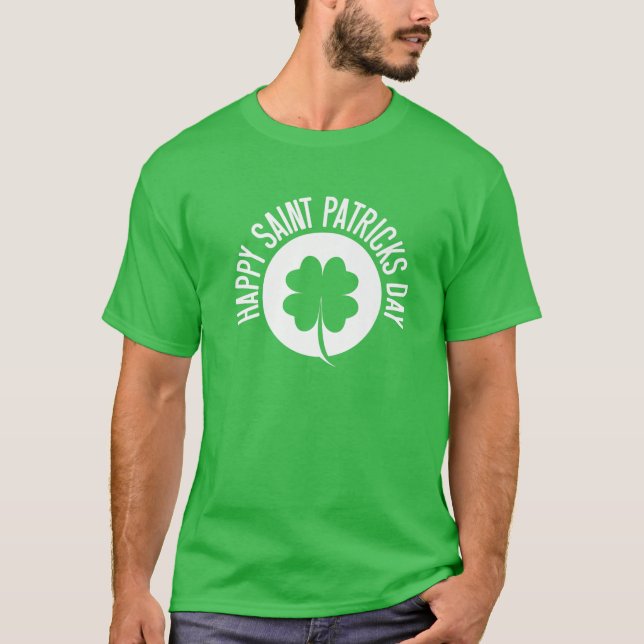 T-shirt Joyeuse Saint Patrick's Day Hommes Femmes Enfants  (Devant)