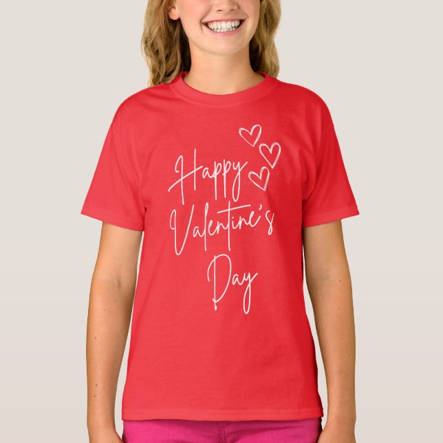 T-shirt Joyeuse Saint-Valentin (Devant)