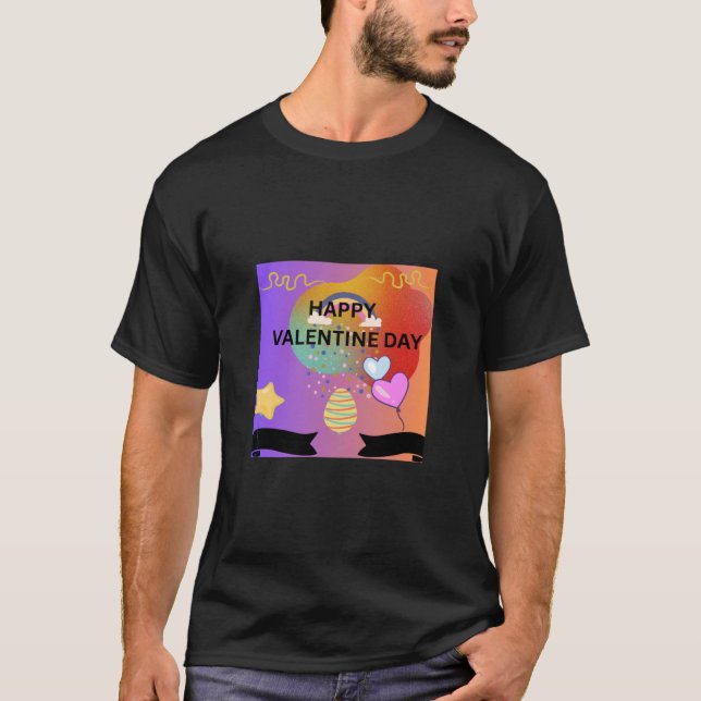 T-shirt Joyeuse Saint-Valentin (Devant)