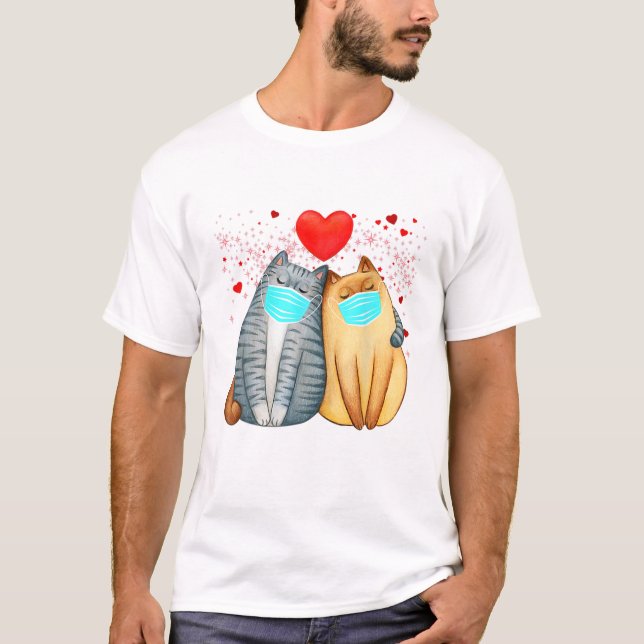 T-shirt Joyeuse Saint Valentin drôle (Devant)