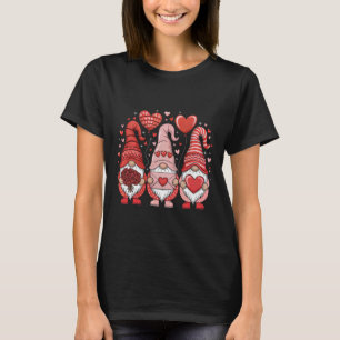 T-shirt Joyeuse Saint-Valentin Gnomes Cœur Mignon Amour Va