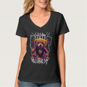 T-shirt Joyeuse Saint-Valentin Ours en peluche en colère a