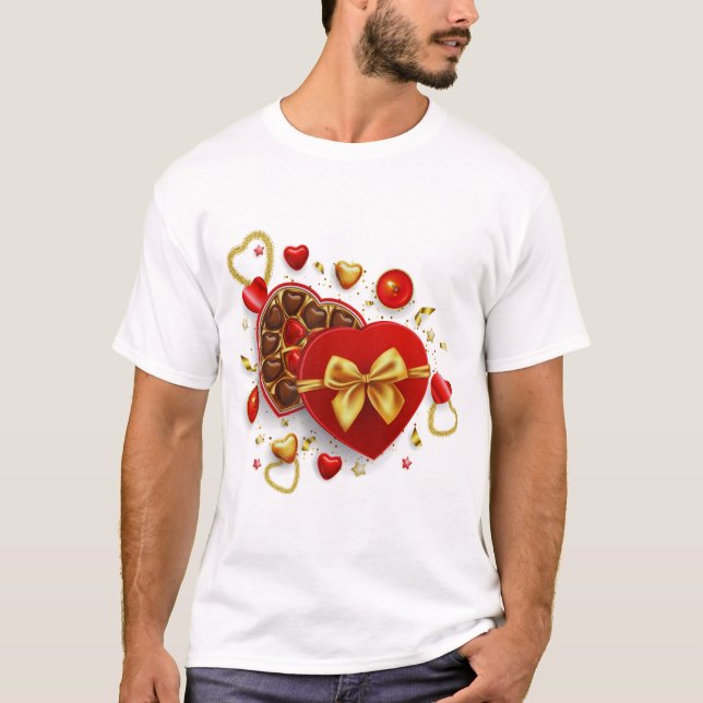 T-shirt Joyeuse Saint Valentin T shirt ! (Devant)