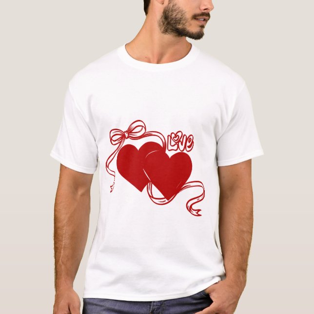 T-shirt Joyeuse Saint Valentin T shirt  (Devant)