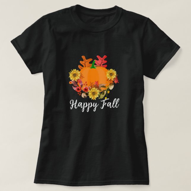 T-shirt Joyeuse Saison Automnale Unisexe  (Design devant)