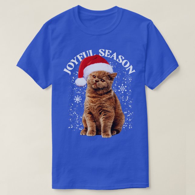T-shirt Joyeuse saison Noël (Design devant)