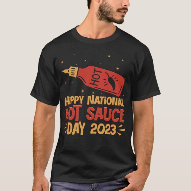 T-shirt Joyeuse Sauce Chimille Chaude Nationale Jour 2023  (Devant)