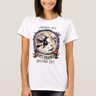 T-shirt Joyeuse sorcière d'Halloween sur Broom