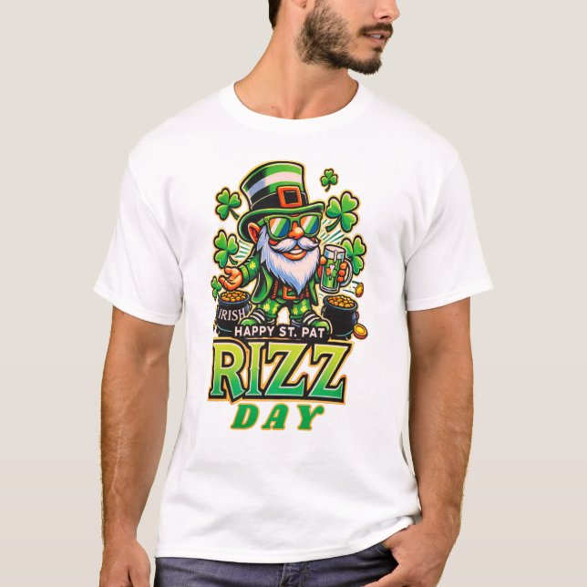 T-shirt Joyeuse St Pat Rizz Day (Devant)